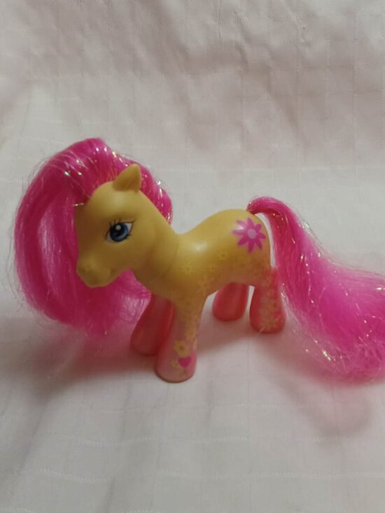 Hasbro Other - My Little Pony Hasbro 2005 SUMMER BLOOM G3 Sparkle Hair Horse Figure